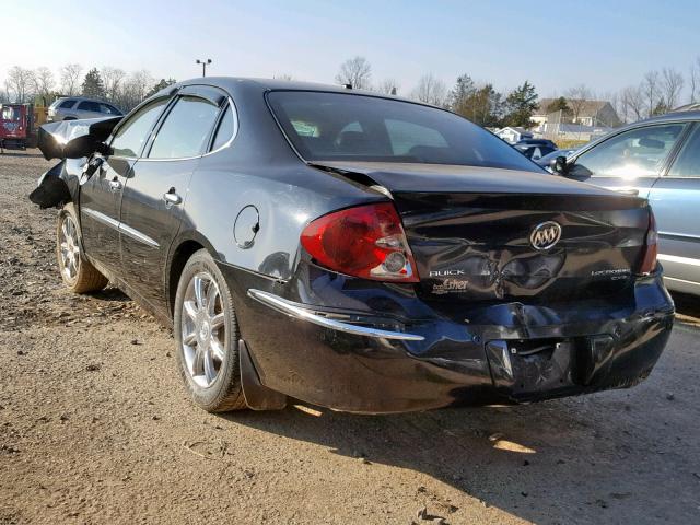 2G4WE567451332673 - 2005 BUICK LACROSSE C BLACK photo 3