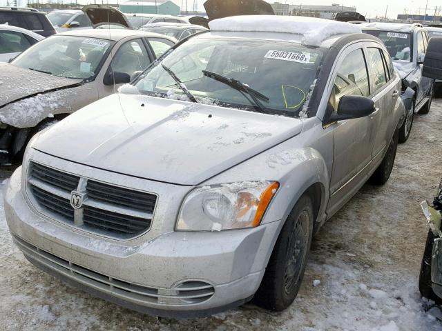 1B3CB4HA0AD634111 - 2010 DODGE CALIBER SX SILVER photo 2