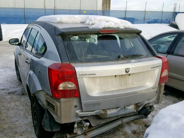 1B3CB4HA0AD634111 - 2010 DODGE CALIBER SX SILVER photo 3