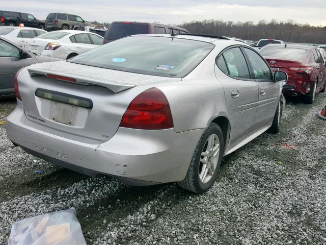 2G2WR584661202055 - 2006 PONTIAC GRAND PRIX SILVER photo 4