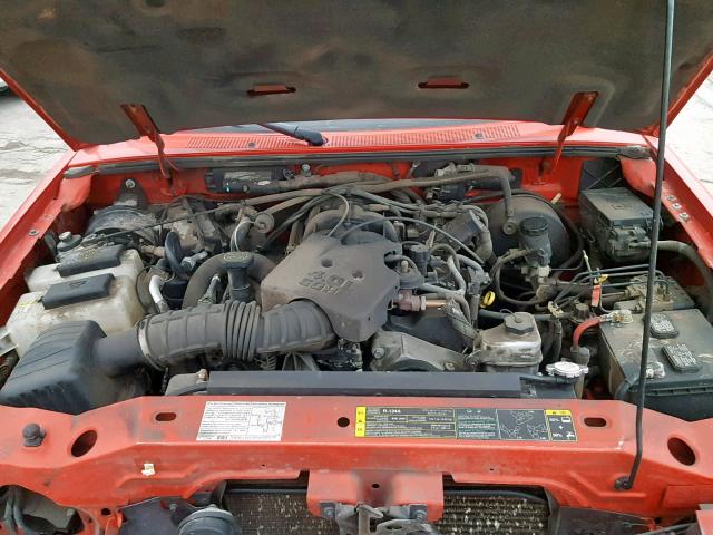 1FTZR45E94PB28761 - 2004 FORD RANGER SUP RED photo 7