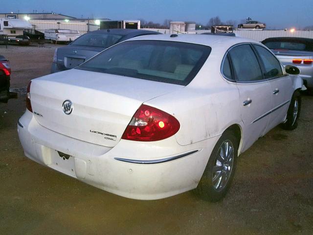 2G4WD582771128411 - 2007 BUICK LACROSSE C WHITE photo 4