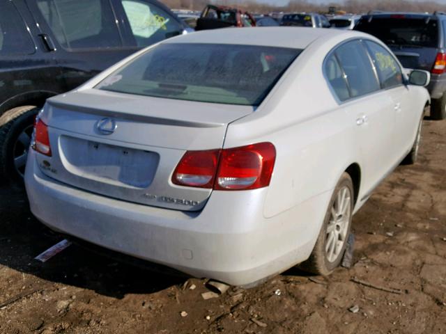 JTHCH96SX60010996 - 2006 LEXUS GS GENERAT WHITE photo 4