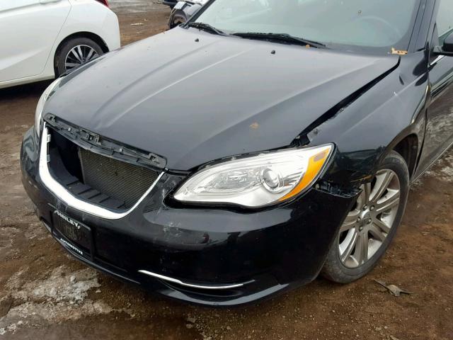 1C3CCBBB4CN109216 - 2012 CHRYSLER 200 TOURIN BLACK photo 9