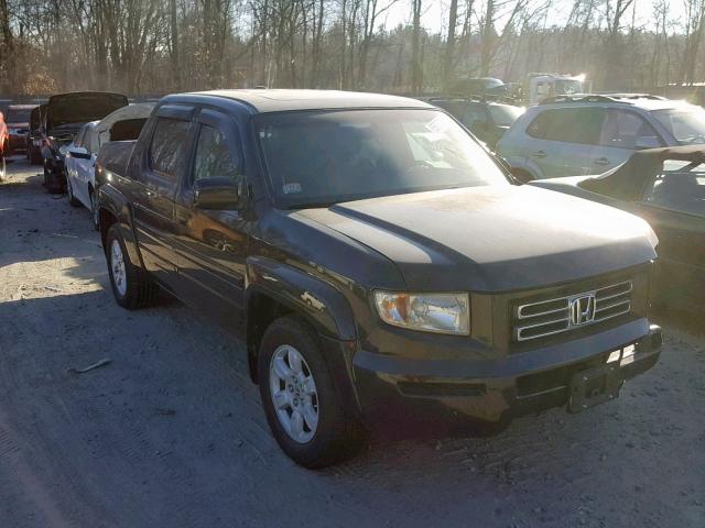 2HJYK16587H505467 - 2007 HONDA RIDGELINE BLACK photo 1