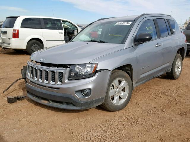 1C4NJCBA5ED882759 - 2014 JEEP COMPASS SP 灰色 照片 2