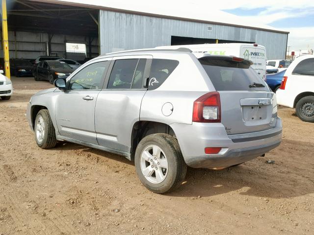 1C4NJCBA5ED882759 - 2014 JEEP COMPASS SP GRAY photo 3