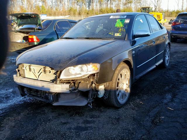 WAUGL78E76A064258 - 2006 AUDI S4 QUATTRO BLACK photo 2