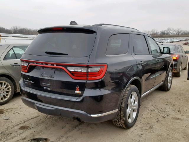 1C4RDJAG2EC587918 - 2014 DODGE DURANGO SX BLACK photo 4