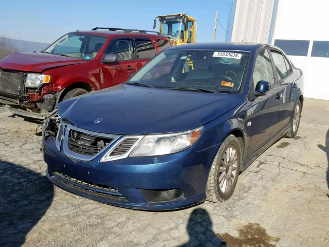 YS3FB49Y581108486 - 2008 SAAB 9-3 2.0T BLUE photo 2