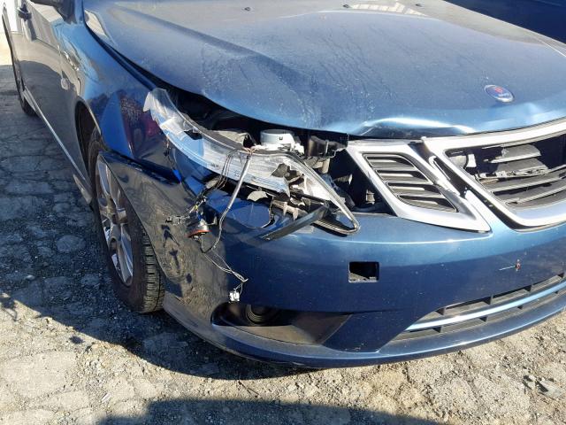 YS3FB49Y581108486 - 2008 SAAB 9-3 2.0T BLUE photo 9