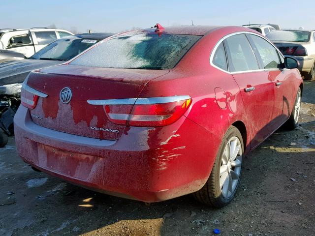 1G4PR5SK1C4174894 - 2012 BUICK VERANO CON RED photo 4