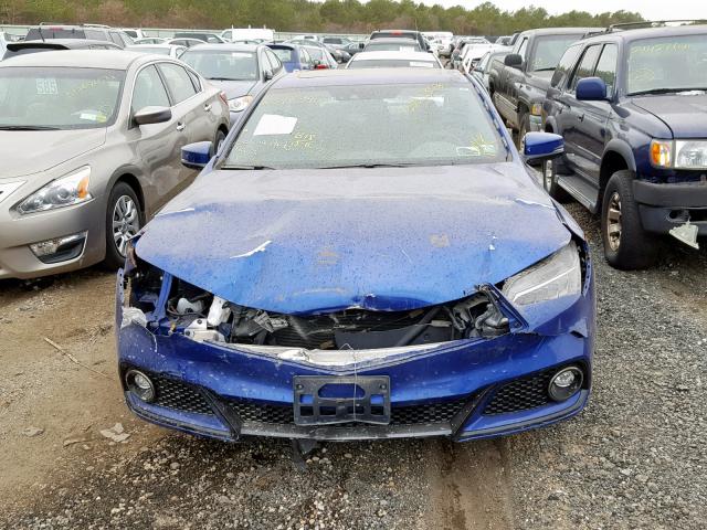 19UUB3F61JA004810 - 2018 ACURA TLX TECH+A BLUE photo 9