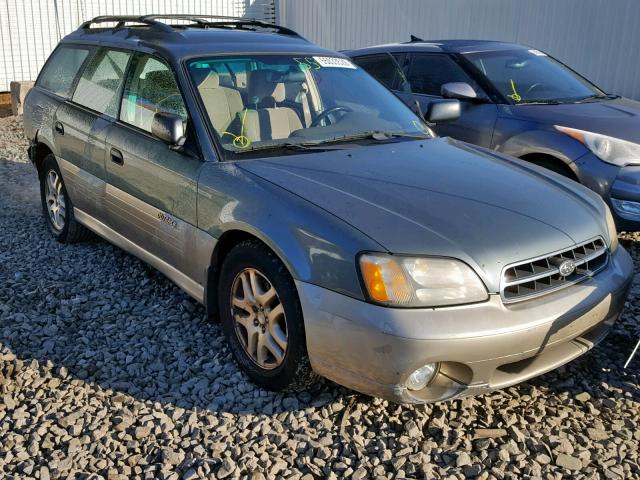 4S3BH665727618501 - 2002 SUBARU LEGACY OUT GREEN photo 1