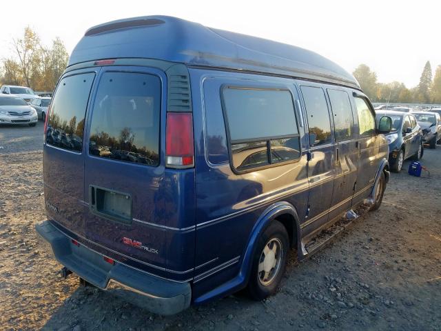 1GDFG15M2T1010224 - 1996 GMC SAVANA RV BLUE photo 4