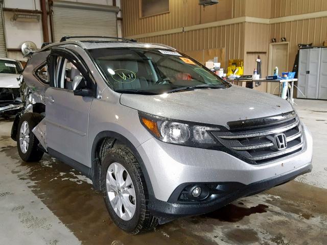 2HKRM4H78CH608456 - 2012 HONDA CR-V EXL SILVER photo 1