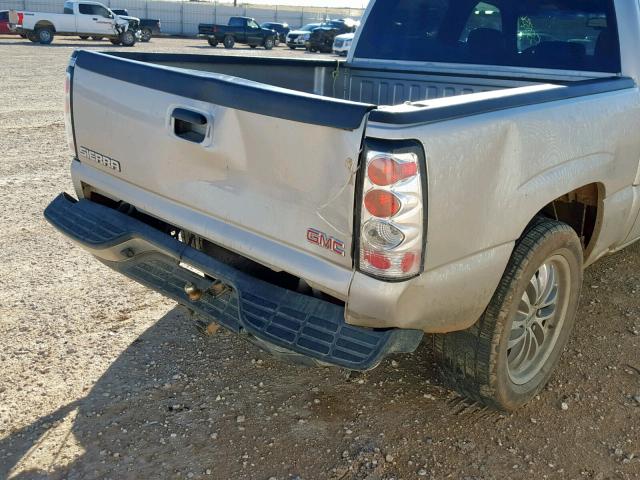 2GTEC13T051349602 - 2005 GMC NEW SIERRA GRAY photo 9