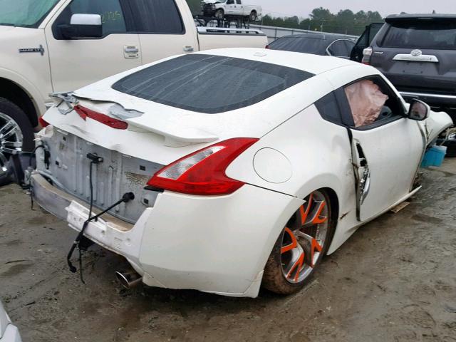 JN1AZ4EH0EM634833 - 2014 NISSAN 370Z BASE WHITE photo 4