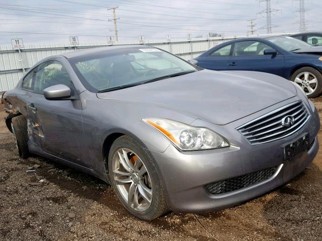 JNKCV64F29M653224 - 2009 INFINITI G37 GRAY photo 1