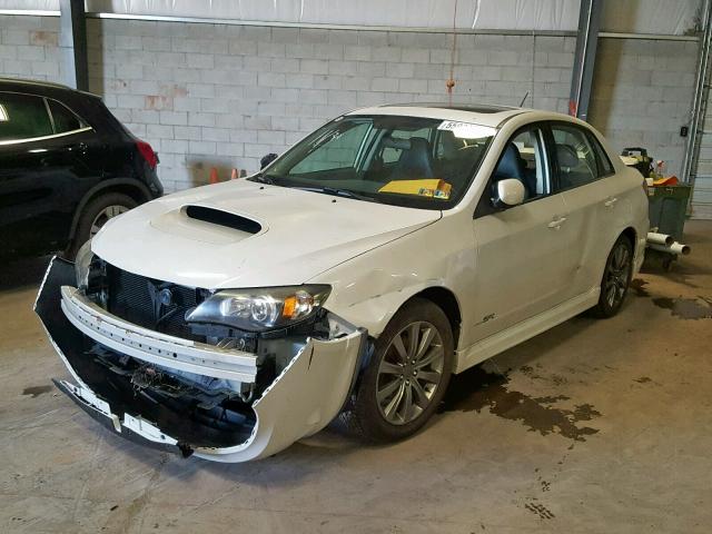 JF1GE7G60AG510365 - 2010 SUBARU IMPREZA WR WHITE photo 2