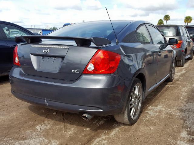 JTKDE177970207162 - 2007 TOYOTA SCION TC გრაფიტი ფოტო 4