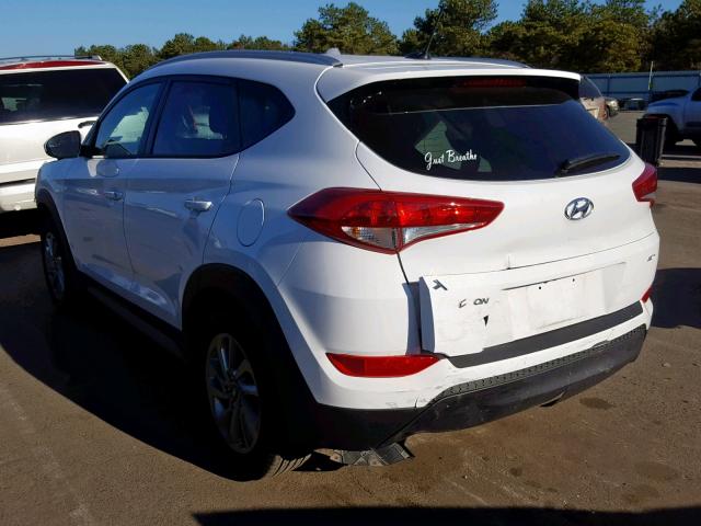 KM8J3CA48HU556524 - 2017 HYUNDAI TUCSON LIM WHITE photo 3