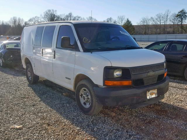 1GCHG35U331192931 - 2003 CHEVROLET EXPRESS G3 WHITE photo 1