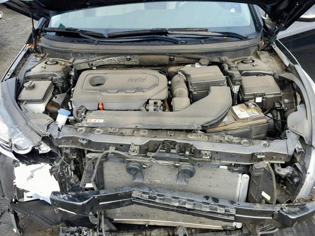 5NPE34AFXHH443164 - 2017 HYUNDAI SONATA SPO BLACK photo 7