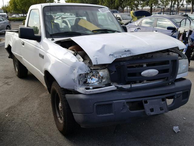 1FTYR10D36PA75163 - 2006 FORD RANGER WHITE photo 1