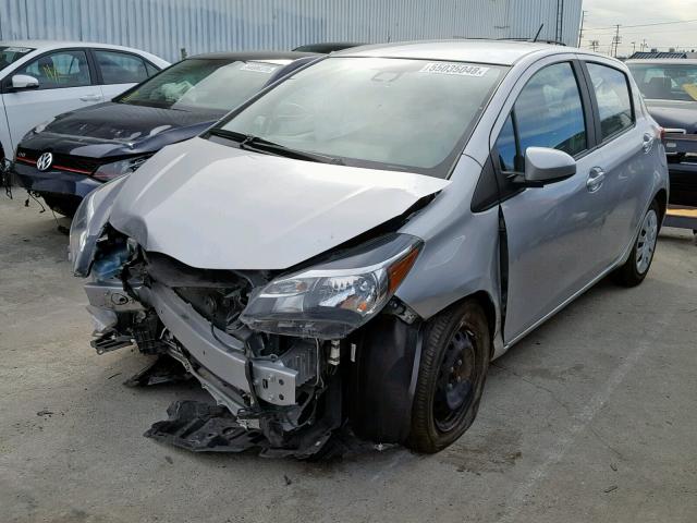 VNKKTUD35HA081652 - 2017 TOYOTA YARIS L SILVER photo 2