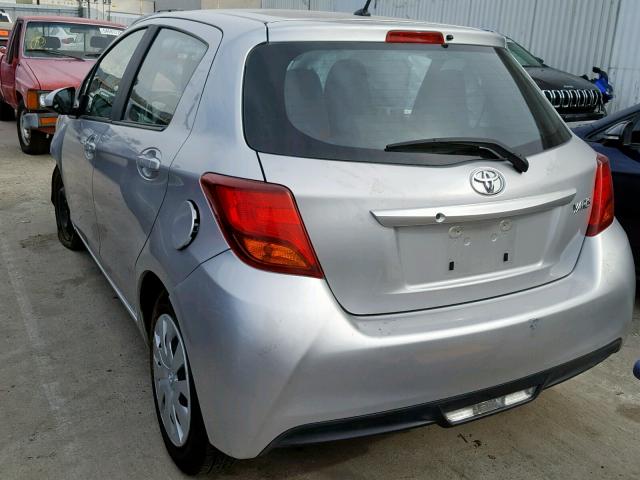 VNKKTUD35HA081652 - 2017 TOYOTA YARIS L SILVER photo 3