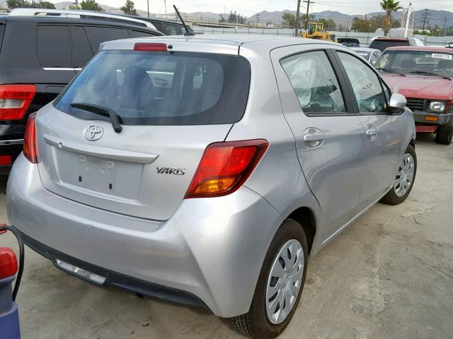 VNKKTUD35HA081652 - 2017 TOYOTA YARIS L SILVER photo 4