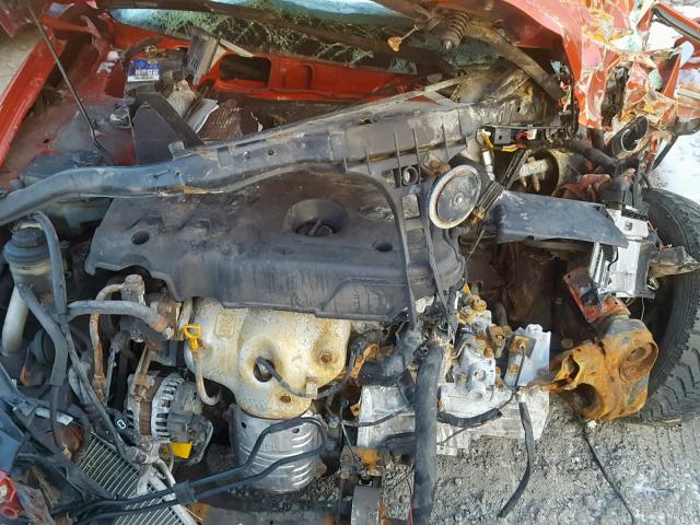 KMHCN35C98U084760 - 2008 HYUNDAI ACCENT BAS RED photo 7