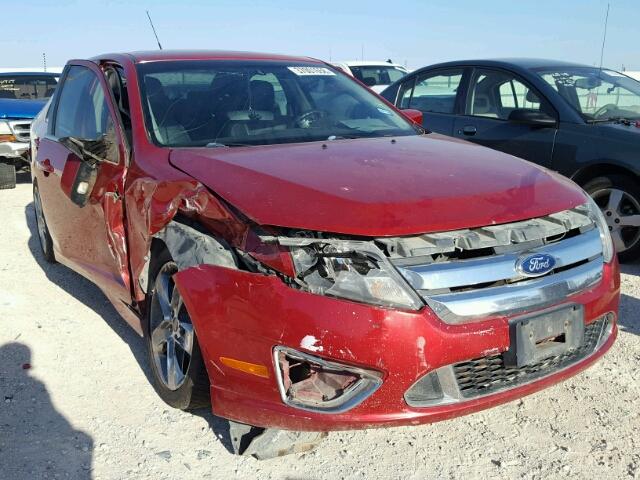 3FAHP0KC0AR349267 - 2010 FORD FUSION SPO RED photo 1