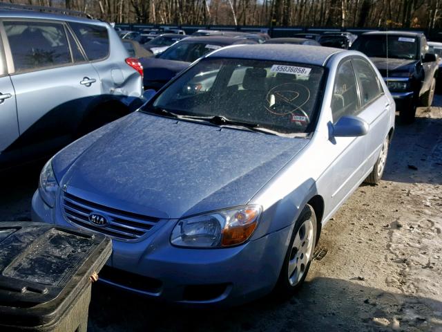 KNAFE122075475691 - 2007 KIA SPECTRA EX TEAL photo 2