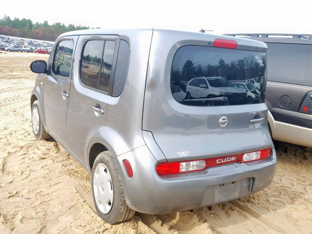 JN8AZ2KR0AT157646 - 2010 NISSAN CUBE BASE GRAY photo 3