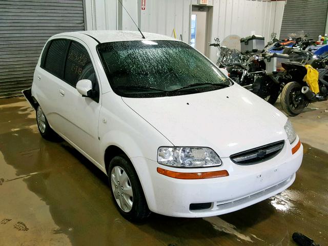 KL1TD66628B236298 - 2008 CHEVROLET AVEO BASE Ақ фото 1