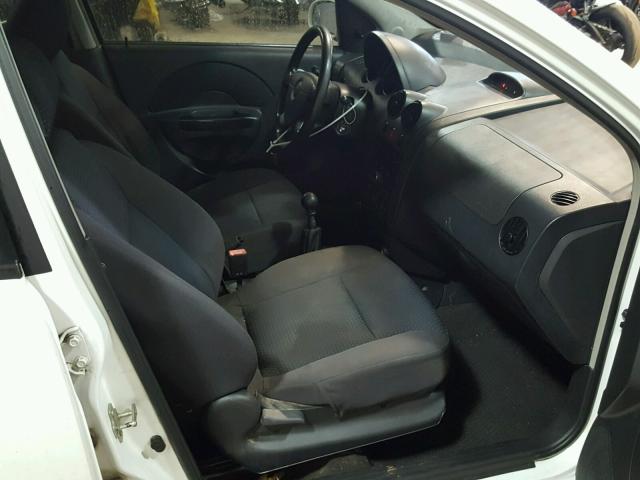 KL1TD66628B236298 - 2008 CHEVROLET AVEO BASE Ақ фото 5