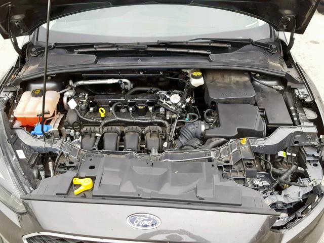 1FADP3M22HL274486 - 2017 FORD FOCUS SEL GRAY photo 7