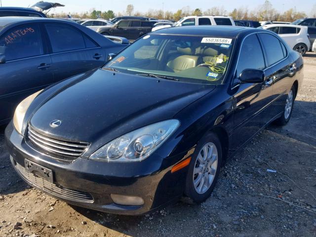 JTHBF30G625036799 - 2002 LEXUS ES 300 BLACK photo 2