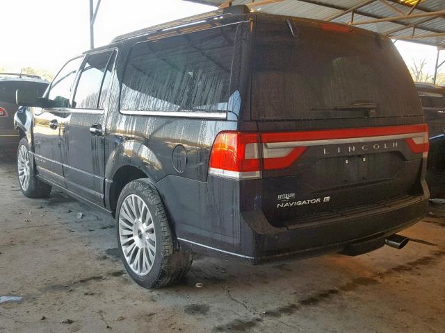 5LMJJ3LT3HEL08859 - 2017 LINCOLN NAVIGATOR Қара фото 3