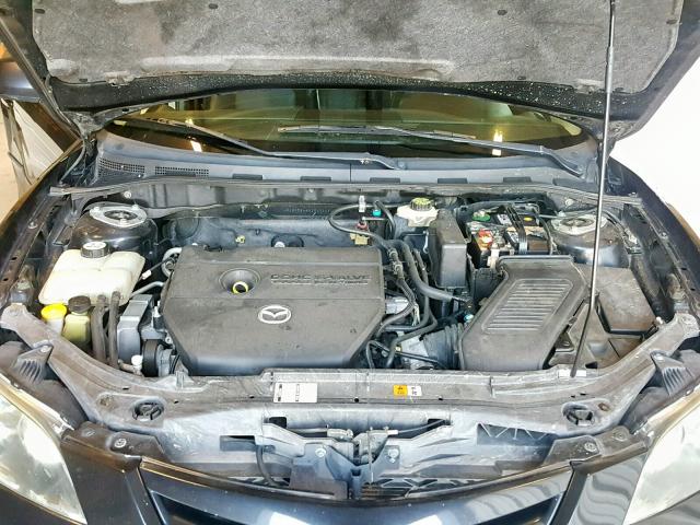 JM1BK324461516918 - 2006 MAZDA 3 S BLACK photo 7