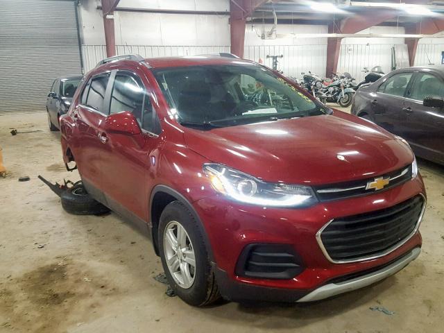 3GNCJLSB5JL382354 - 2018 CHEVROLET TRAX 1LT BURGUNDY photo 1