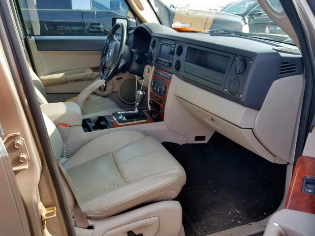 1J8HG58206C165547 - 2006 JEEP COMMANDER CHARCOAL photo 5