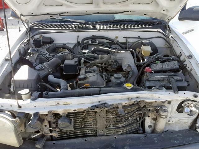 5TENL42N53Z203290 - 2003 TOYOTA TACOMA WHITE photo 7