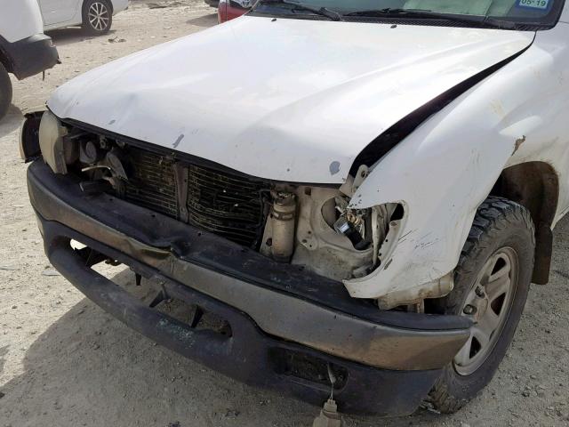 5TENL42N53Z203290 - 2003 TOYOTA TACOMA WHITE photo 9