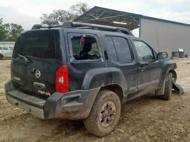 5N1AN0NW1FN652958 - 2015 NISSAN XTERRA X BLACK photo 4