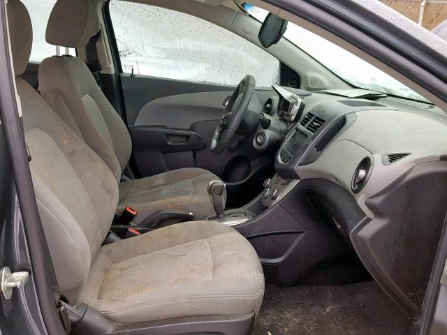1G1JA5SH6D4213575 - 2013 CHEVROLET SONIC LS 灰色 照片 5