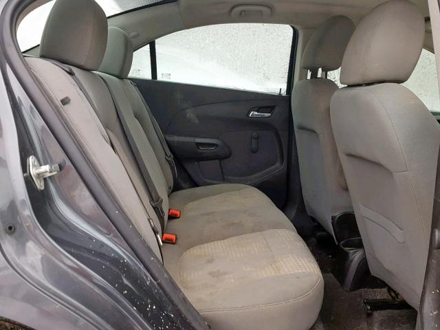 1G1JA5SH6D4213575 - 2013 CHEVROLET SONIC LS 灰色 照片 6