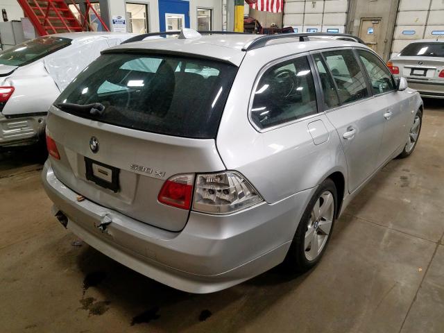 WBANN735X6CN00632 - 2006 BMW 530 XIT GRAY photo 4